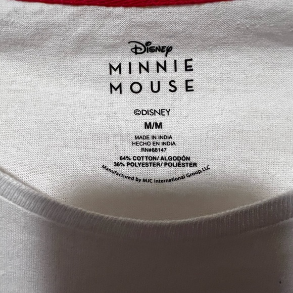 M Disney Minnie Mouse Pajamas Set hearts bows jogger pants top loungewear NEW - Picture 5 of 5